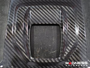 Alfa Romeo Giulia Shift Gate & Stereo Control Trim - Carbon Fiber - Pre '20 - Feroce Carbon Alfa Romeo Giulia Shift Gate & Stereo Control Trim - Carbon Fiber - Pre '20 - Feroce Carbon